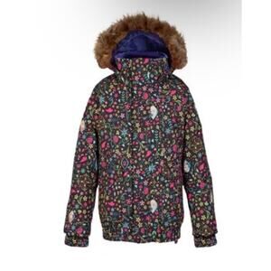 Burton LIMITED Disney Frozen Girls Twist Bomber Jacket Elsa & Anna XL